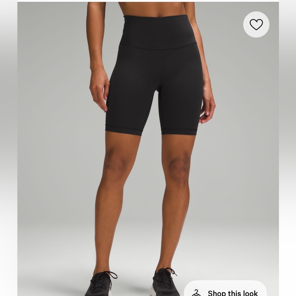 Lululemon Wunder Train High Rise Short 8”, Black, Size 8